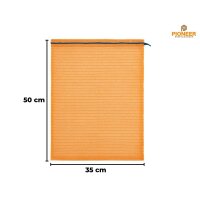 Raschel Bag 35x50 cm up to 5 kg Orange with drawstring