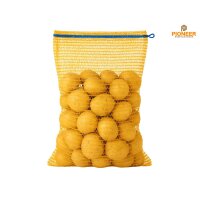 Raschel Bag 35x50 cm up to 5 kg Orange with drawstring