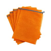 Raschel Bag 42x60 cm up to 15 kg Orange with drawstring