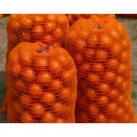 Raschel Bag 50x80 cm up to 30 kg Orange with drawstring