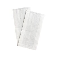 Paper folded Bags 150+55x290 mm White