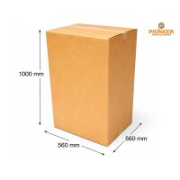 Faltkarton 1000x560x560 mm Einwellig Braun mit...