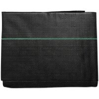 Unkrautvlies 1,6 m x 15 m 70g Schwarz Gartenvlies