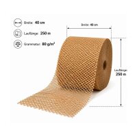 Honeycomb Paper Roll 40 cm × 250 m – 80 gsm...