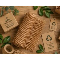 Wabenpapier Rolle 40 cm × 250 m – 80 g/m² Kraftpapier