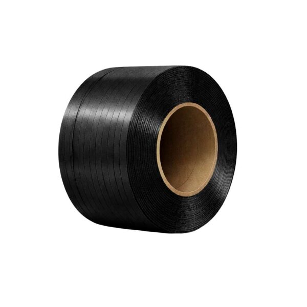 PP Strapping Tape 12 mm x 3000 m x 0.55 mm Black