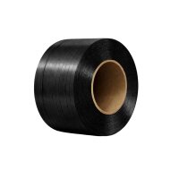 PP Strapping Tape 12 mm x 3000 m x 0.55 mm Black