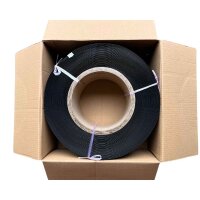 PP Strapping Tape 12 mm x 3000 m x 0.55 mm Black