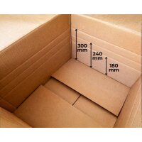 Cardboard Box 600x500x400 mm Double Wall Brown