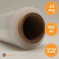 Hand Stretch Film 23my 500mm x 150m transparent