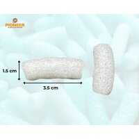 Verpackungschips Weiß Zylinderform - Biologisch Abbaubar