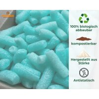 Verpackungschips Grün Zylinderform - Biologisch Abbaubar