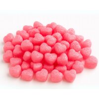Verpackungschips Rosa Herzform - Biologisch Abbaubar