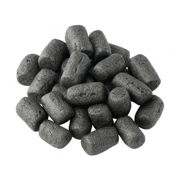 Verpackungschips Schwarz Zylinderform - Biologisch Abbaubar