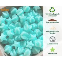 Packing Chips Green Star Shaped