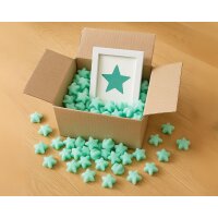Packing Chips Green Star Shaped