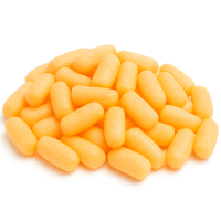 Verpackungschips Orange Zylinderform - Biologisch Abbaubar