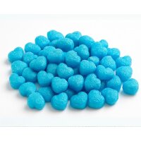 Verpackungschips Blau Herzform - Biologisch Abbaubar