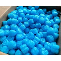 Packing Chips Blue Heart Shaped – Biodegradable & Sustainable