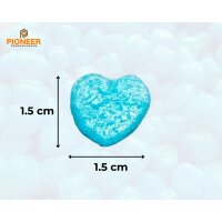 Packing Chips Blue Heart Shaped – Biodegradable & Sustainable